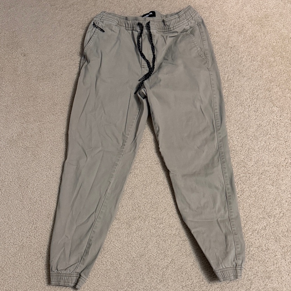 Men's Tan Jogger Pants
